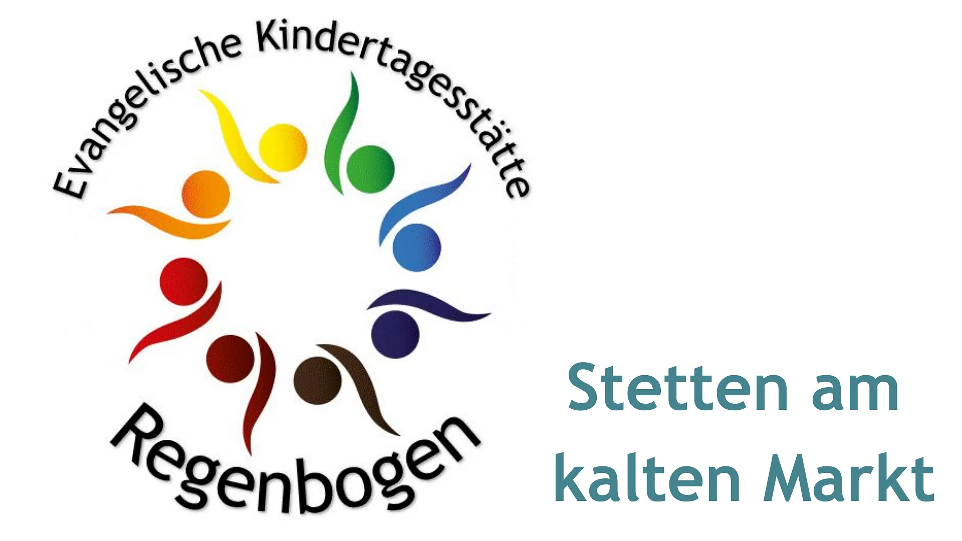 Logo: Evangelische Kindertagesstätte Regenbogen.